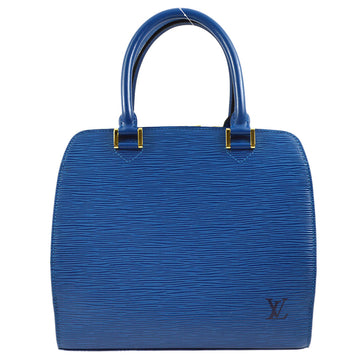 LOUIS VUITTON 1998 Blue Epi Pont Neuf Handbag M52055 113415