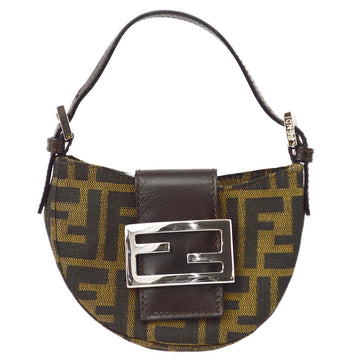 FENDI Brown Zucca Mini Handbag 133191