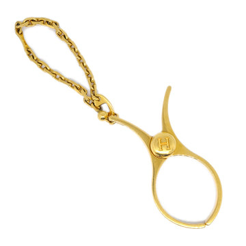 HERMES Filou Glove Holder Clip Gold Small Good 152192