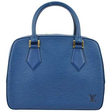 LOUIS VUITTON Blue Epi Sablon Handbag M52045 152248