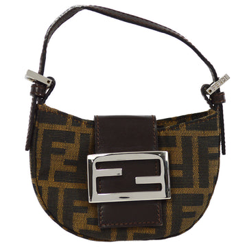 FENDI Brown Zucca Mini Handbag 133192