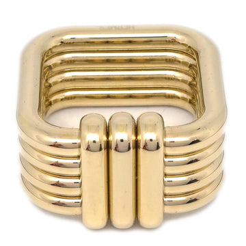 HERMES Ruban Scarf Ring Gold Small Good 142183
