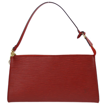 LOUIS VUITTON 2001 Red Epi Pochette Accessoires Handbag M52947 161158