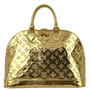 LOUIS VUITTON 2008 Gold Monogram Miroir Alma GM Handbag M95274 191342