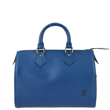 LOUIS VUITTON 1996 Blue Epi Speedy 25 Handbag M43015 172005