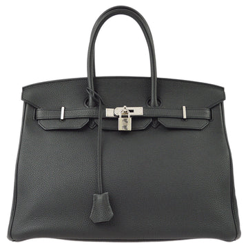 HERMES 2014 Black Togo Birkin 35 Handbag 172040