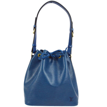 LOUIS VUITTON 1995 Blue Epi Petite Noe Bucket Shoulder Bag M44105 172159