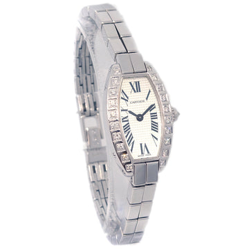 CARTIER Mini Tonneau Lanieres Watch Ref.2545 18KWG Diamond 132025