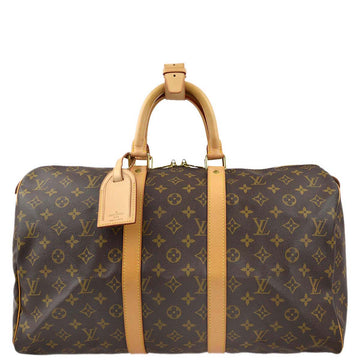 LOUIS VUITTON Monogram Keepall 45 Travel Duffle Handbag M41428 182058