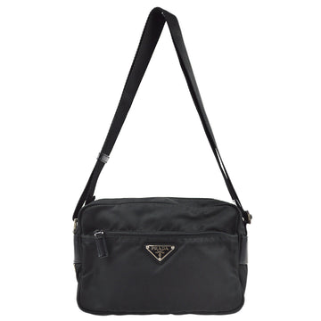 PRADA Black Nylon Shoulder Bag 161683