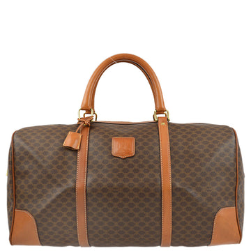 CELINE Brown Macadam Duffle Handbag 182139