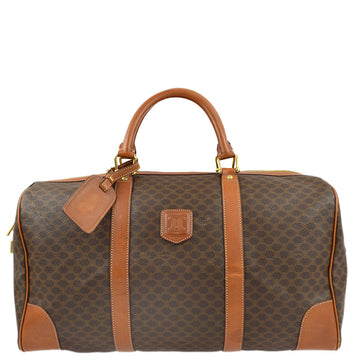 CELINE Brown Macadam Duffle Handbag 182140