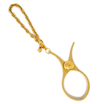 HERMES Filou Glove Holder Clip Gold Small Good 123363