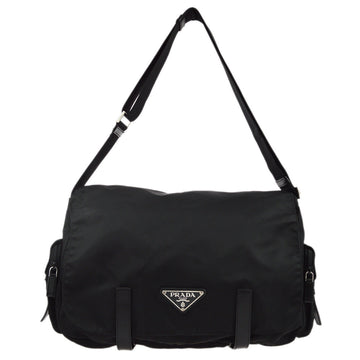 PRADA Black Nylon Shoulder Bag 161951