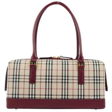 BURBERRY Beige Nova Check Handbag 172490