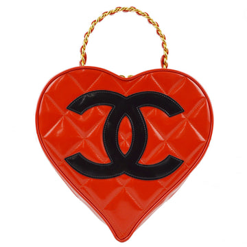 CHANEL * Red Heart Vanity Handbag 181713