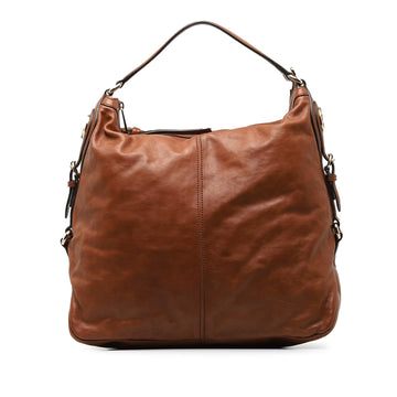 GUCCI Leather Miss GG Shoulder Bag