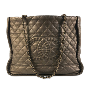 CHANEL CC Quilted Calfskin Istanbul Tote Tote Bag