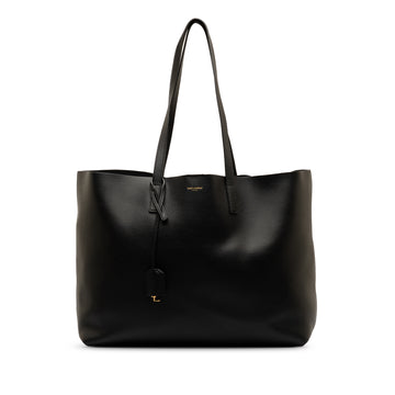 SAINT LAURENT Leather E/W Shopping Tote Tote Bag