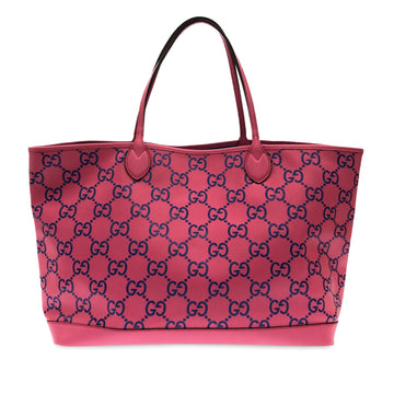 GUCCI Large GG Embossed Tote Tote Bag