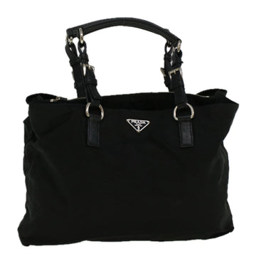 PRADA Shoulder Bag Nylon Black Auth 57384