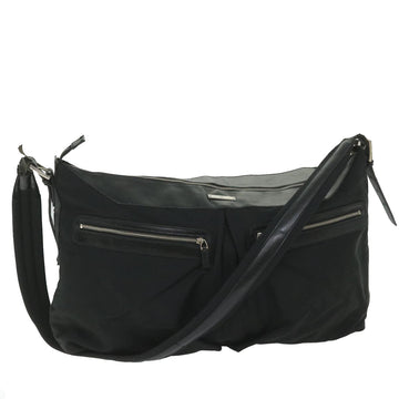 GUCCI Shoulder Bag Nylon Black 019 0444 Auth 58210