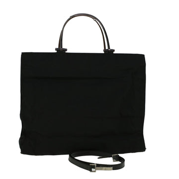 GUCCI Shoulder Bag Nylon Black 0021028 Auth 58556