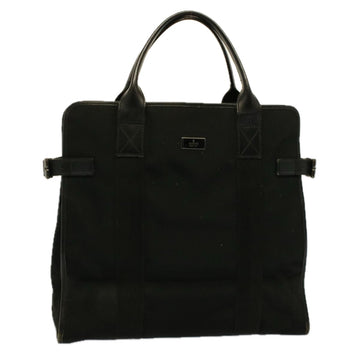 GUCCI Chain Hand Bag Nylon Black 115517 Auth 58800