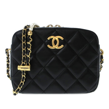 CHANEL Quilted Lambskin My Perfect Camera Case Crossbody Bag