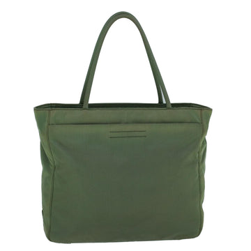 PRADA Hand Bag Nylon Khaki Auth 60252
