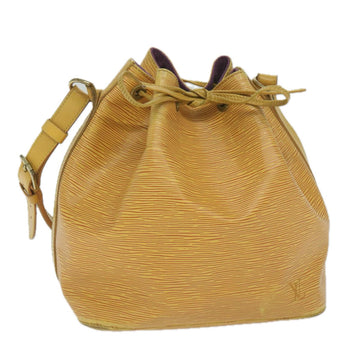 LOUIS VUITTON Epi Petit Noe Shoulder Bag Tassili Yellow M44109 LV Auth 60685