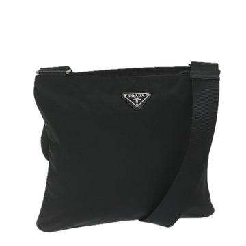 PRADA Shoulder Bag Nylon Black Auth 60962
