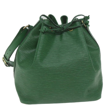 LOUIS VUITTON Epi Petit Noe Shoulder Bag Green M44104 LV Auth 61617
