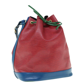 LOUIS VUITTON Epi Trico Color Noe Bag Red Blue Green M44084 LV Auth 62124