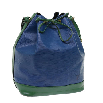 LOUIS VUITTON Epi Noe Shoulder Bag Bicolor Green Blue M44044 LV Auth 63358