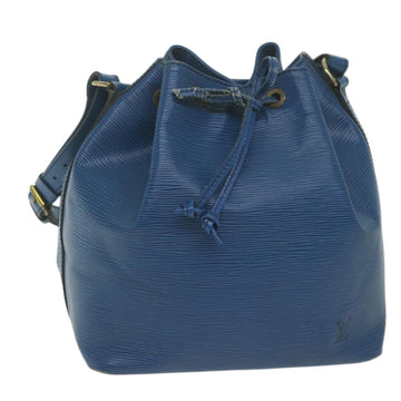 LOUIS VUITTON Epi Petit Noe Shoulder Bag Blue M44105 LV Auth 63607