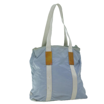 PRADA Tote Bag Nylon Light Blue Auth 64480