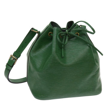 LOUIS VUITTON Epi Petit Noe Shoulder Bag Green M44104 LV Auth 64567