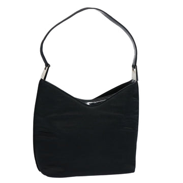 GUCCI Shoulder Bag Nylon Black Auth 65086