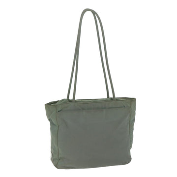 PRADA Tote Bag Nylon Khaki Auth 65152