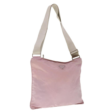 PRADA Shoulder Bag Nylon Pink Auth 65514