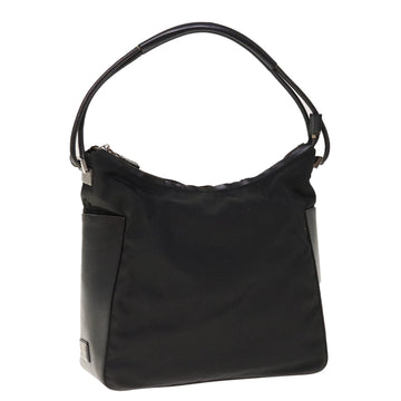 GUCCI Shoulder Bag Nylon Black Auth 65560