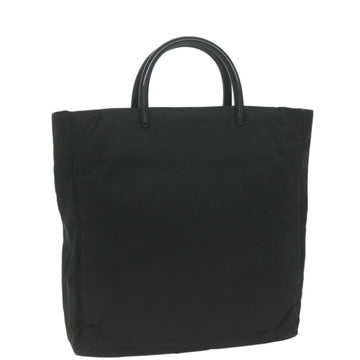 PRADA Hand Bag Nylon Black Auth 65704
