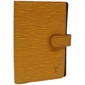 LOUIS VUITTON Epi Agenda PM Day Planner Cover Yellow R20059 LV Auth 66258