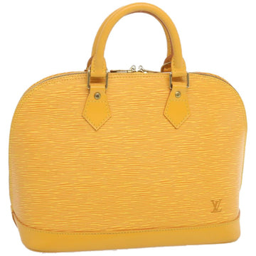 LOUIS VUITTON Epi Alma Hand Bag Tassili Yellow M52149 LV Auth 66314