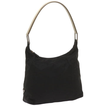 PRADA Shoulder Bag Nylon Black Auth 67602