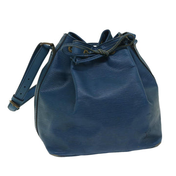 LOUIS VUITTON Epi Petit Noe Shoulder Bag Blue M44105 LV Auth 67965