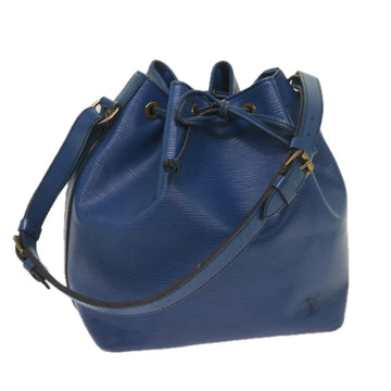 LOUIS VUITTON Epi Petit Noe Shoulder Bag Blue M44105 LV Auth 68457