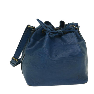 LOUIS VUITTON Epi Petit Noe Shoulder Bag Blue M44105 LV Auth 68538