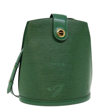 LOUIS VUITTON Epi Cluny Shoulder Bag Green M52254 LV Auth 68736
